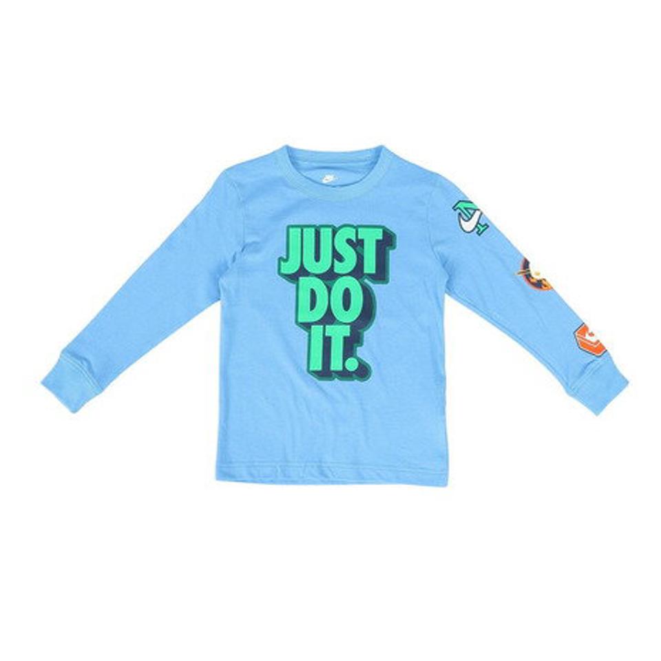 ナイキ（NIKE）（キッズ）キッズ ロングスリーブ グラフィック Tシャツ 86K001-B9F ※要サイズ確認