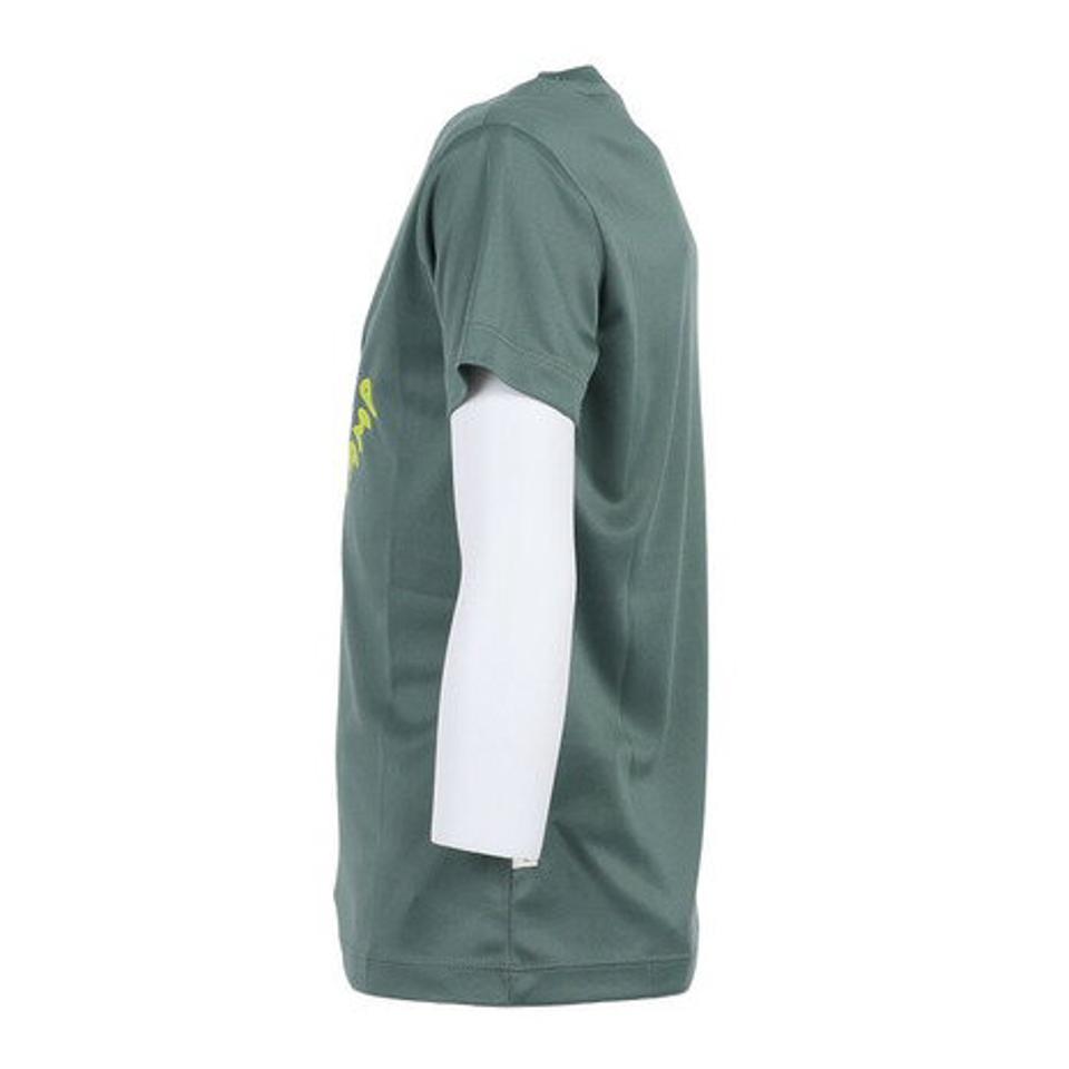 ジャックウルフスキン（JackWolfskin）（キッズ）半袖Tシャツ サマーキャンプ T K シャツ 1609751-4311 オリーブ