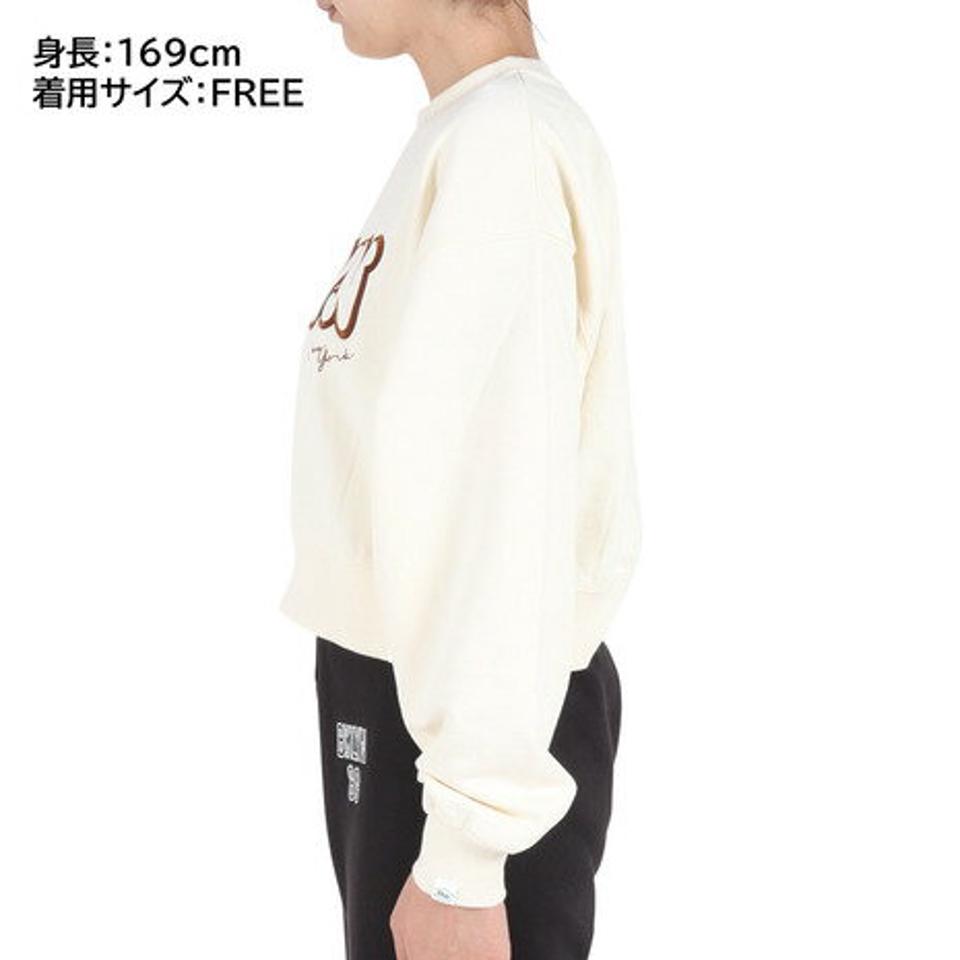 【20%OFFクーポン対象！10/5まで】ヤックパック（YAK PAK）（レディース）トレーナー BKLYN 刺繍プルオーバー L3710000-05 IVO