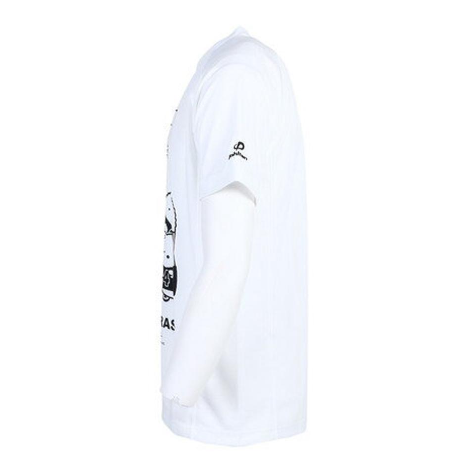 ファイテン（PHITEN）（メンズ、レディース）Tシャツ 半袖 レディース メンズ すみっコぐらし バスケ A 3123JG53600 白 速乾