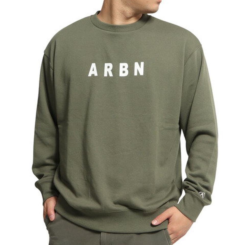 【4/15 24h限定 エントリー＆対象3店舗以上買い回りで最大P10倍！】エアボーン（ARBN）（メンズ）長袖Tシャツ メンズ バックプリント LSCN FLOGO BKCPT AB2022AWMAPP006KHK