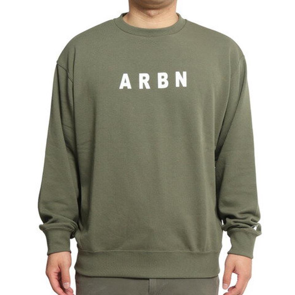 【4/15 24h限定 エントリー＆対象3店舗以上買い回りで最大P10倍！】エアボーン（ARBN）（メンズ）長袖Tシャツ メンズ バックプリント LSCN FLOGO BKCPT AB2022AWMAPP006KHK