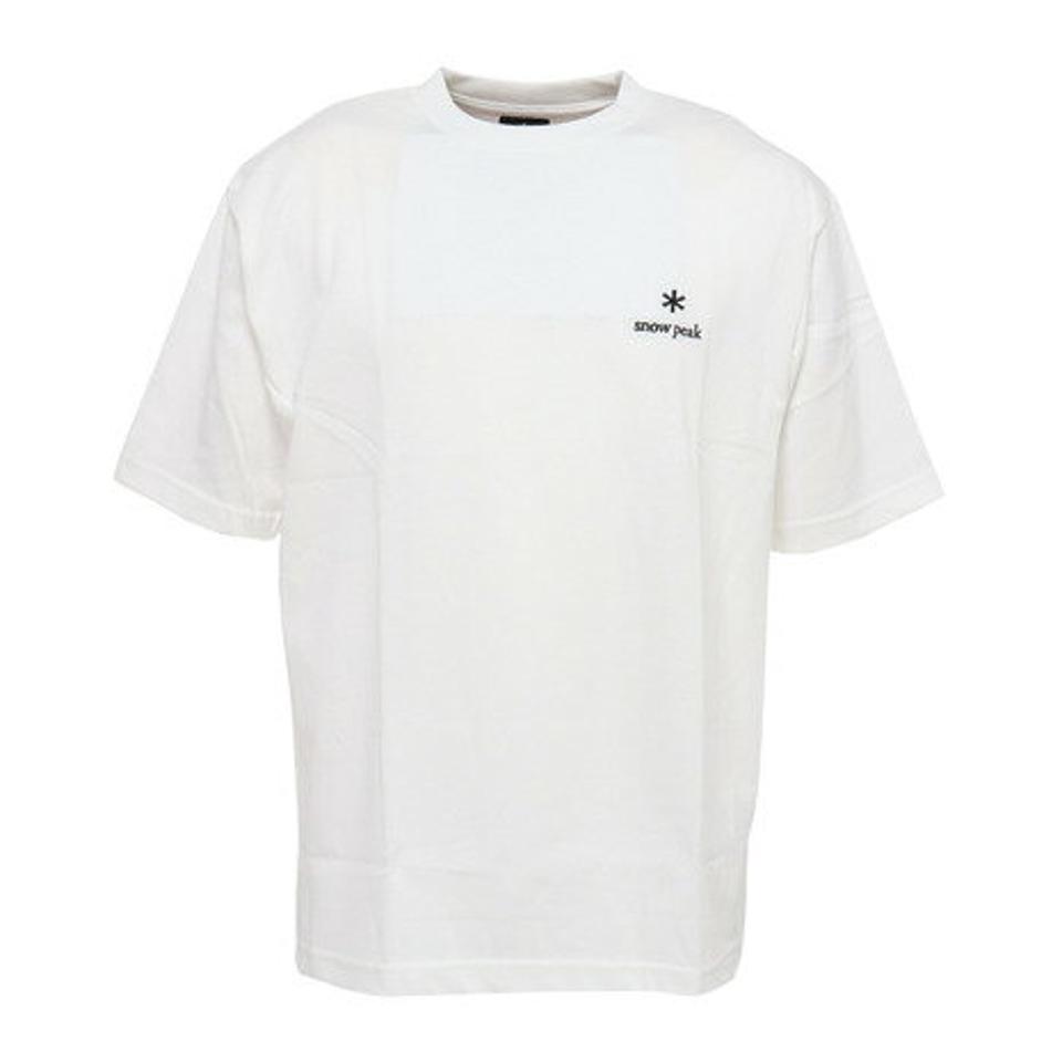 【4/15 24h限定 エントリー＆対象3店舗以上買い回りで最大P10倍！】スノーピーク（snow peak）（メンズ）半袖Tシャツ ワンポイントロゴTシャツ SPE-TS-23AU003