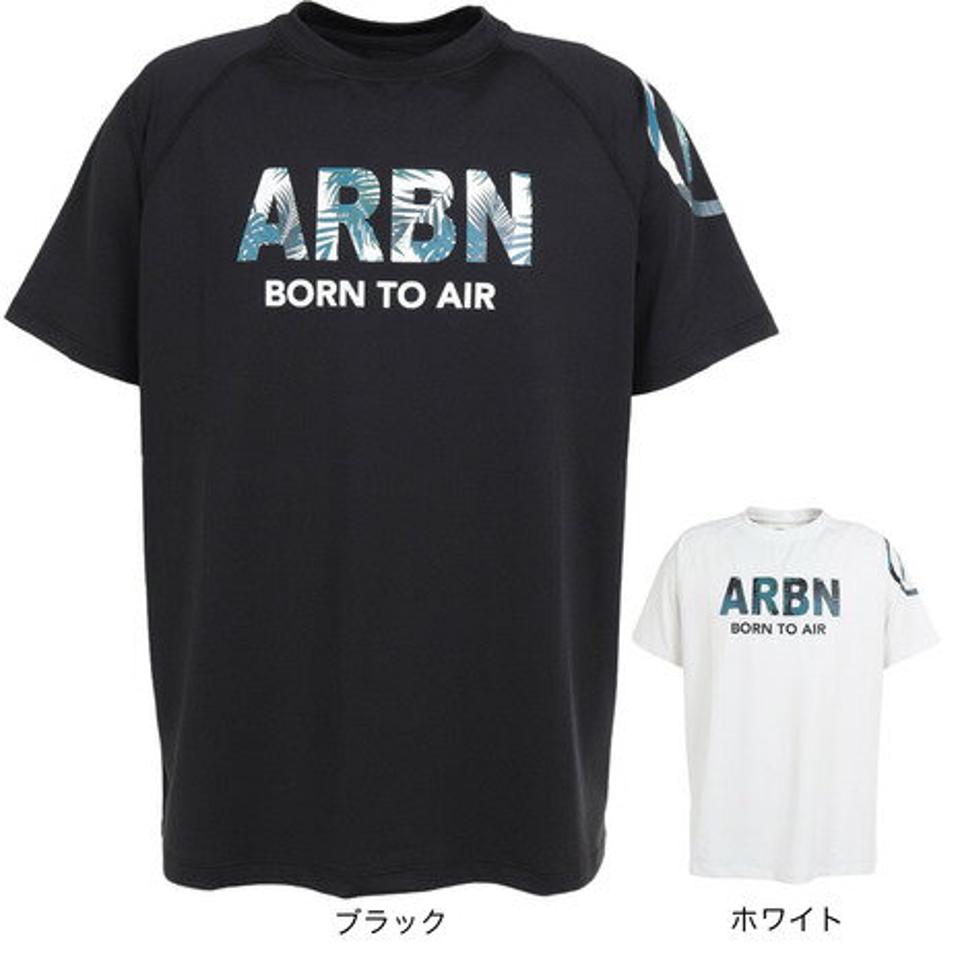 エーアールビーエヌ（ARBN）（メンズ）ラッシュガード 半袖 Tシャツ クルーネック 速乾 UVカット 紫外線対策 AB2023SSM-SWIM002