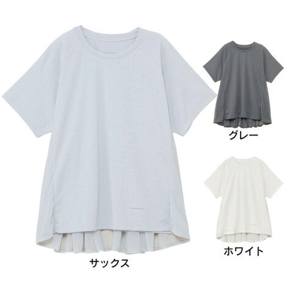 ダンスキン（DANSKIN）（レディース）半袖Tシャツ レディース ベントチュールフレアトップ DC523302