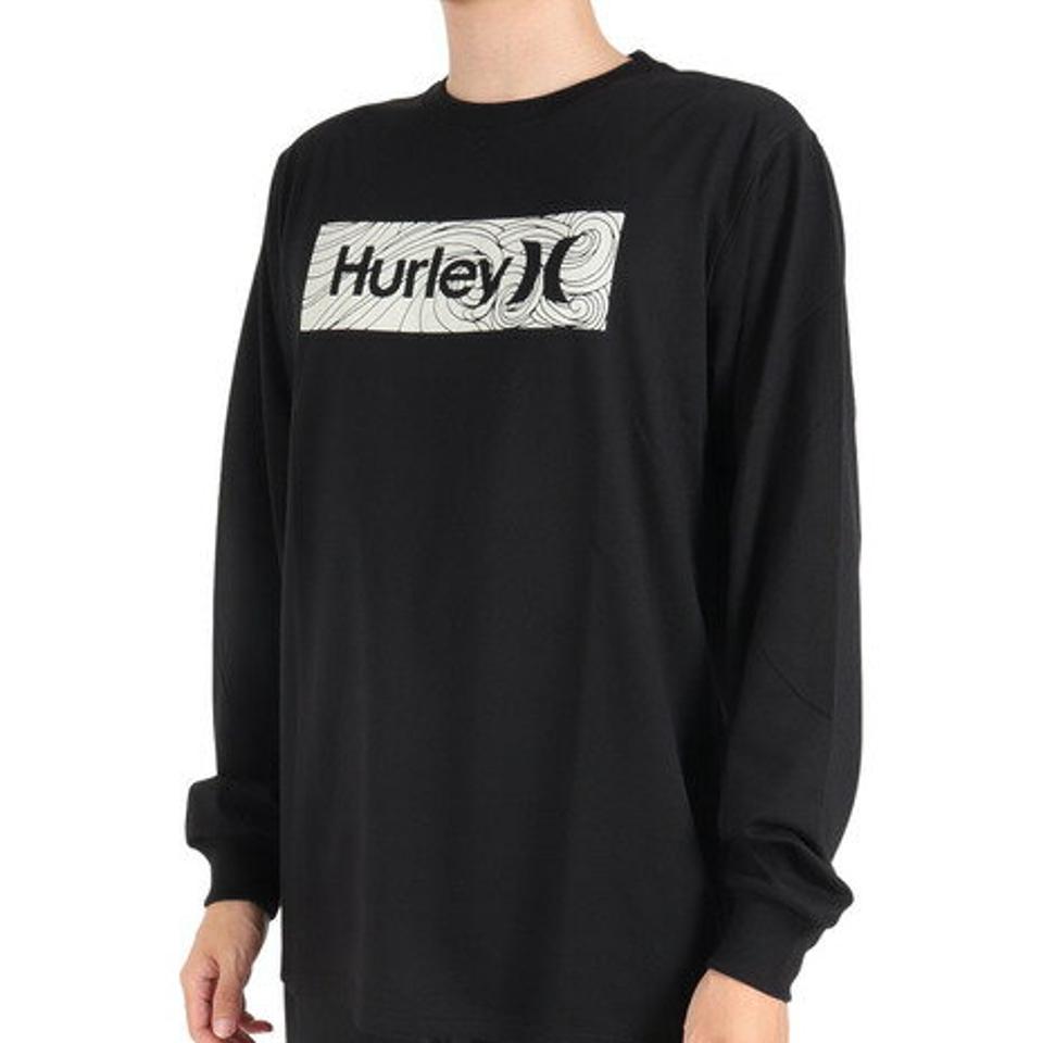 ハーレー（HURLEY）（メンズ）VORTEX BOX ロゴ 長袖Tシャツ MLS2312011