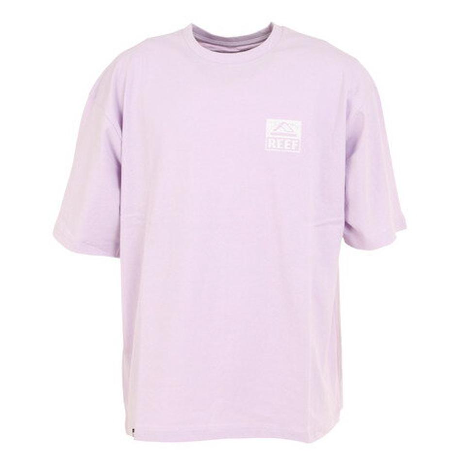 リーフ（REEF）（メンズ）半袖Tシャツ メンズ SQUARE LOGO RFTEM2306-PPL