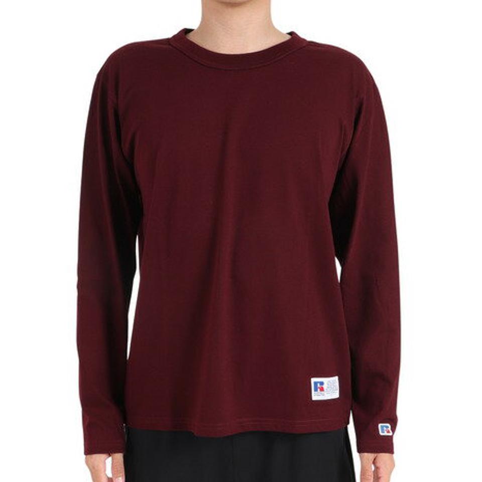 ラッセル（RUSSELL）（メンズ）T/C 長袖クルーネックTシャツ RBM23F0011 WIN