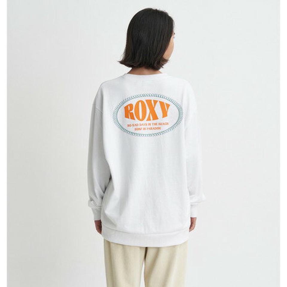 【15％OFFクーポン対象！11/23まで】ロキシー（ROXY）（レディース）ミニ裏毛 トップス 長袖Tシャツ 23FWRLT234029WHT