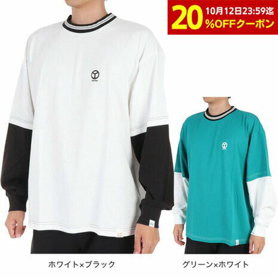ヤックパック（YAK PAK）（メンズ）長袖Tシャツ メンズ フェイクレイヤード ロンT 3710101