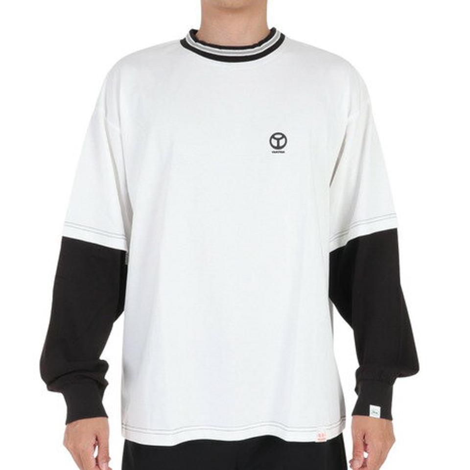 ヤックパック（YAK PAK）（メンズ）長袖Tシャツ メンズ フェイクレイヤード ロンT 3710101