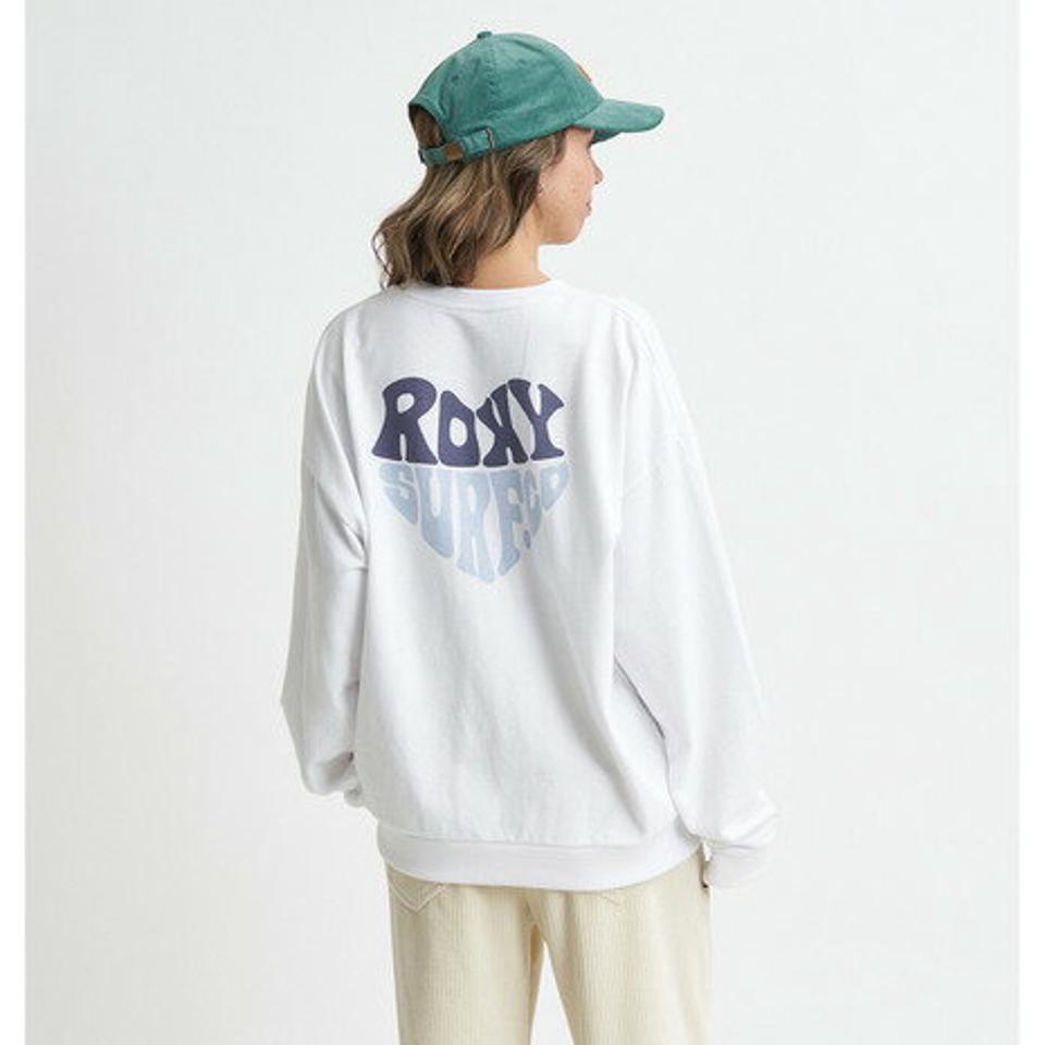 【20%OFFクーポン対象！3/21まで】ロキシー（ROXY）（レディース）ミニ裏毛 トップス 長袖Tシャツ 23FWRLT234028WHT