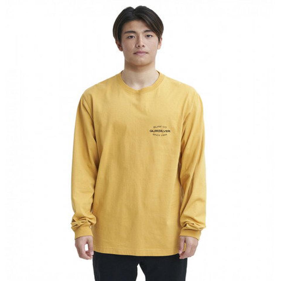 【15％OFFクーポン対象！11/23まで】クイックシルバー（Quiksilver）（メンズ）長袖Tシャツ SURF LOCK UP 23FWQLT234038YEL