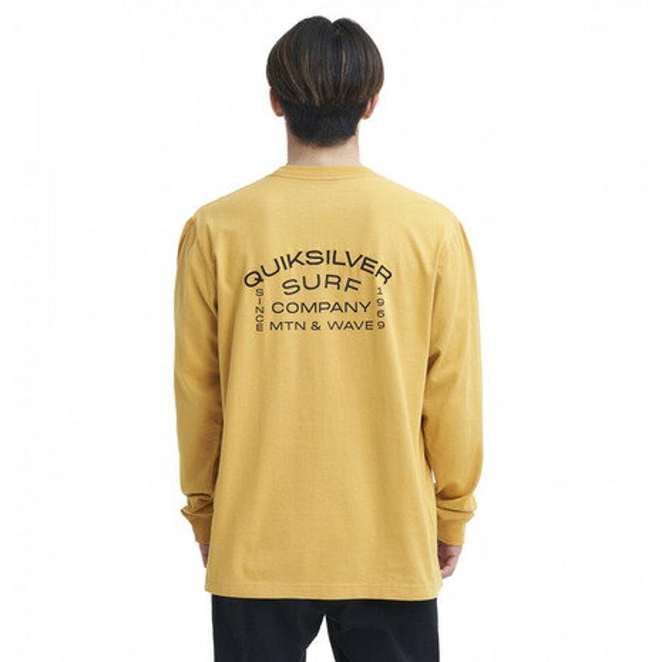 【15％OFFクーポン対象！11/23まで】クイックシルバー（Quiksilver）（メンズ）長袖Tシャツ SURF LOCK UP 23FWQLT234038YEL
