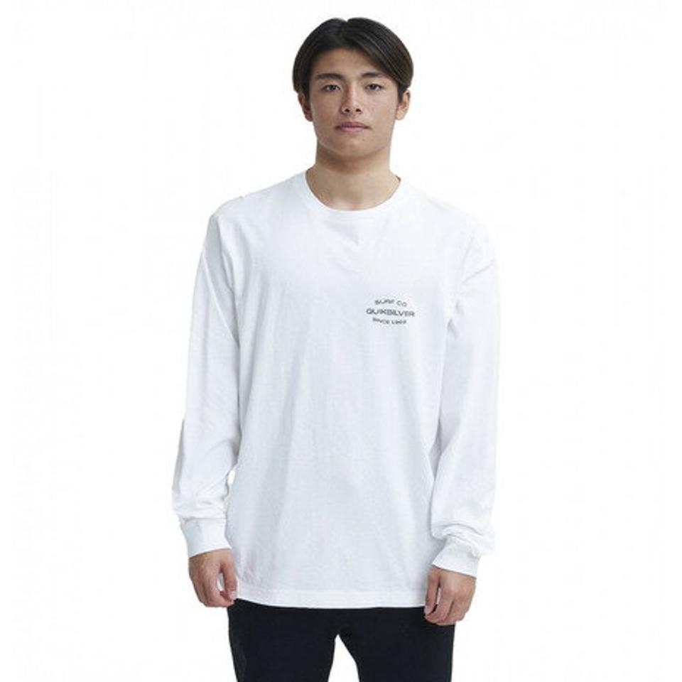【15％OFFクーポン対象！11/23まで】クイックシルバー（Quiksilver）（メンズ）長袖Tシャツ SURF LOCK UP 23FWQLT234038WHT