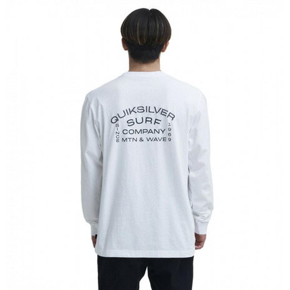 【15％OFFクーポン対象！11/23まで】クイックシルバー（Quiksilver）（メンズ）長袖Tシャツ SURF LOCK UP 23FWQLT234038WHT
