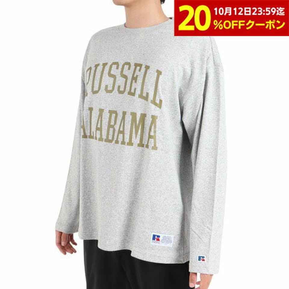 ラッセル（RUSSELL）（メンズ）88/12 ロングスリーブ クルーネックTシャツ Wide RBM23F0006 MGRY