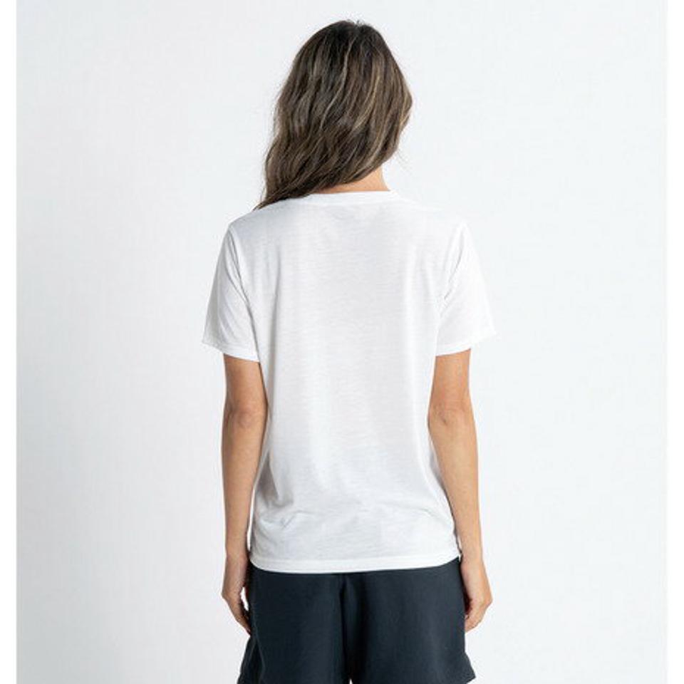 ロキシー（ROXY）（レディース）ラッシュガード 半袖 Tシャツ ショートスリーブ UVカット 速乾 ホワイト LEAF POCKET RLY231041