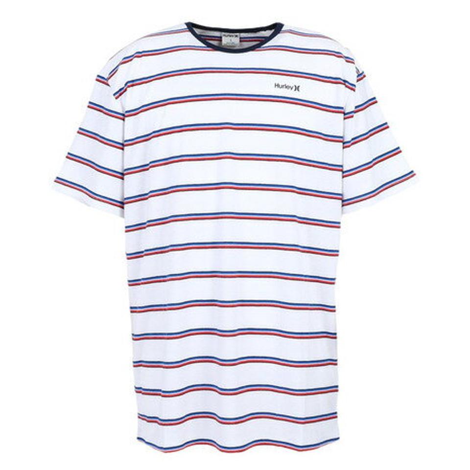ハーレー（HURLEY）（メンズ）Tシャツ メンズ 半袖 SERAPE STRIPE SIS CQ8690-100 カットソー