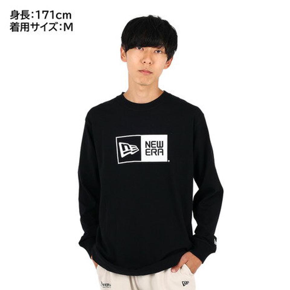 ニューエラ（NEW ERA）（メンズ、レディース）長袖コットンTシャツ Box Logo 13755434