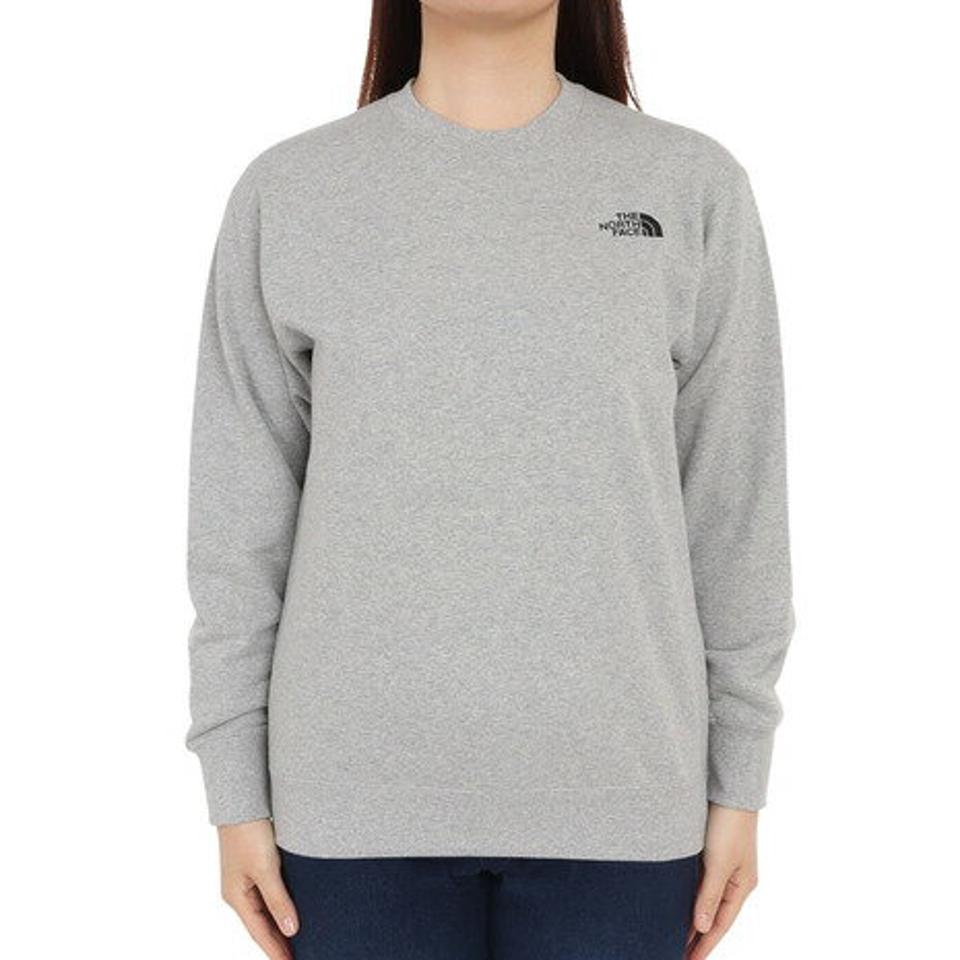 ノースフェイス（THE NORTH FACE）（レディース）長袖Tシャツ スウェット ロゴ クルー NT62335X Z
