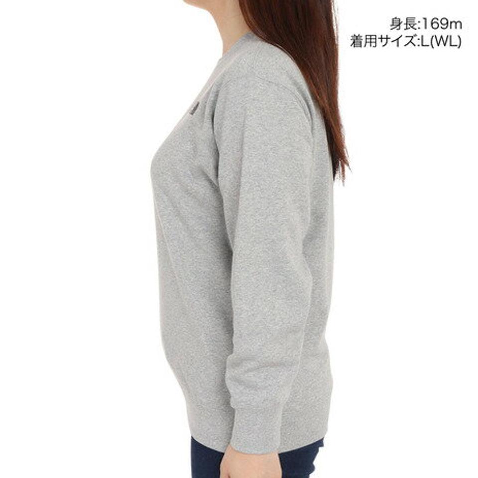 ノースフェイス（THE NORTH FACE）（レディース）長袖Tシャツ スウェット ロゴ クルー NT62335X Z