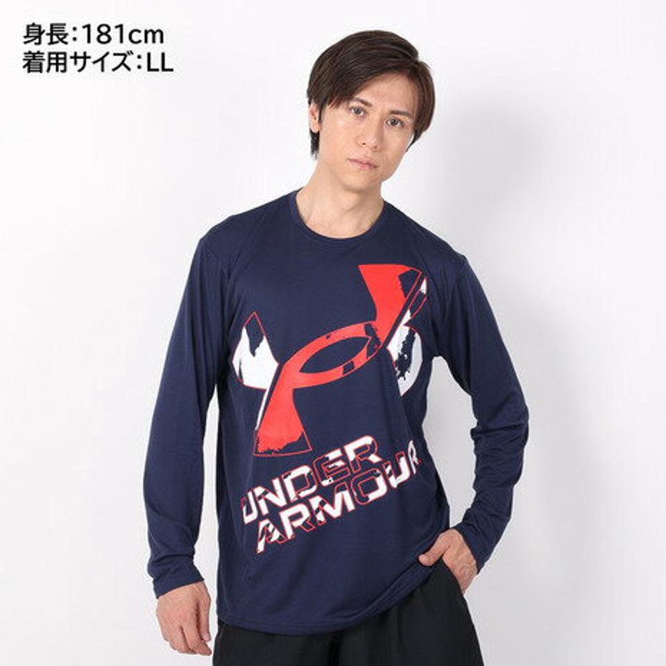 アンダーアーマー（UNDER ARMOUR）（メンズ）長袖Tシャツ メンズ テック エクストララージ ロゴ 1381357 410