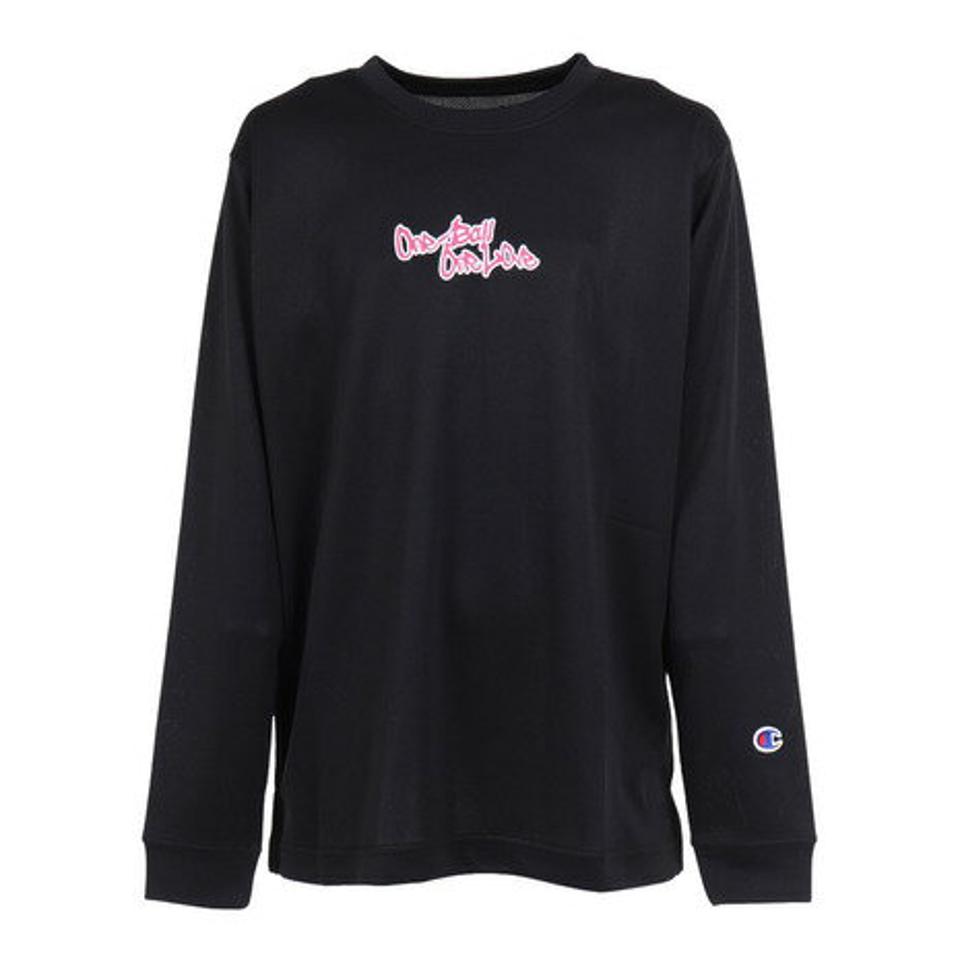 【3点10%OFFクーポン対象！10/12まで】チャンピオン（CHAMPION）（キッズ）バスケットボールウェア ミニ ロングスリーブTシャツ CK-YB415 107