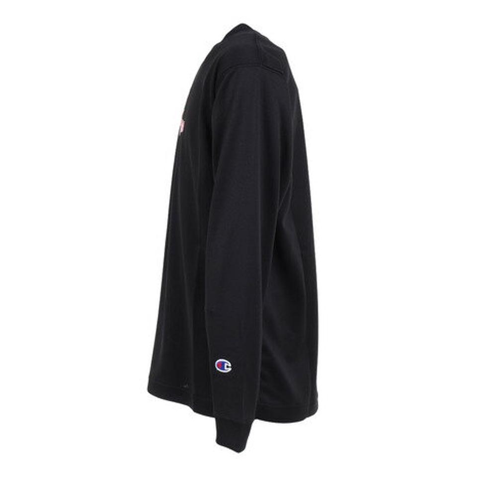 【3点10%OFFクーポン対象！10/12まで】チャンピオン（CHAMPION）（キッズ）バスケットボールウェア ミニ ロングスリーブTシャツ CK-YB415 107
