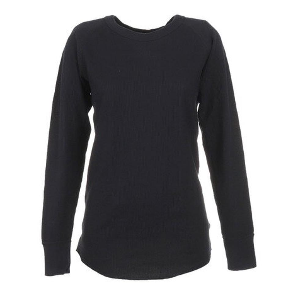 ヘインズ（Hanes）（レディース）サーマルクルーネック 長袖Tシャツ HW4-Q501 090