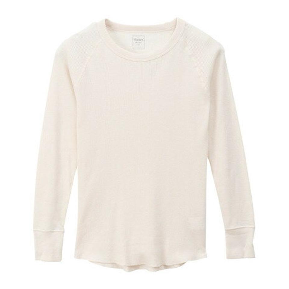 ヘインズ（Hanes）（レディース）サーマルクルーネックTシャツ HW4-Q501 020