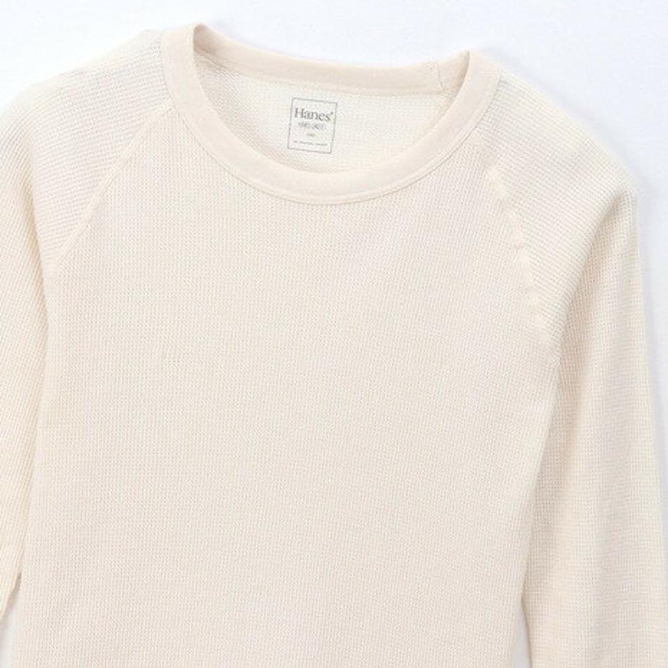 ヘインズ（Hanes）（レディース）サーマルクルーネックTシャツ HW4-Q501 020