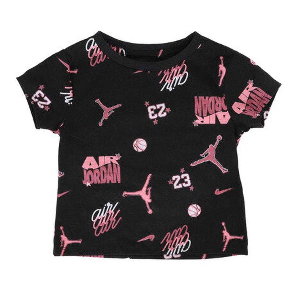 ジョーダン（JORDAN）（キッズ）半袖Tシャツ 上下セット ガールズ アイコン プレイバイク 25C412-P9I