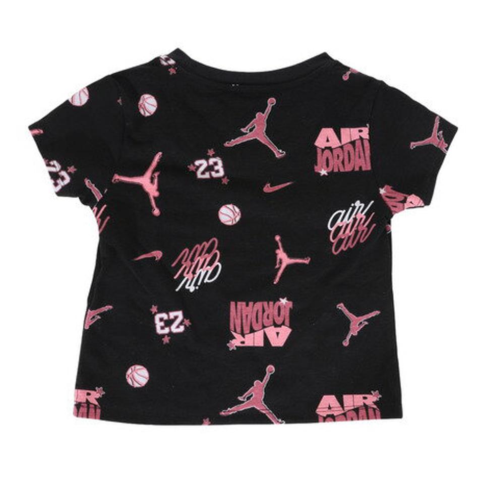 ジョーダン（JORDAN）（キッズ）半袖Tシャツ 上下セット ガールズ アイコン プレイバイク 25C412-P9I