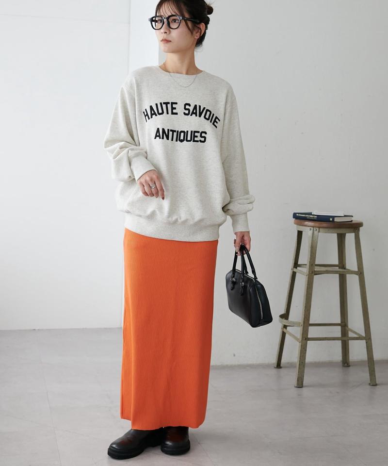 【年中頼れる/3～5サイズ展開/リピーター多数◎】リブカットナロースカート《WEB限定》