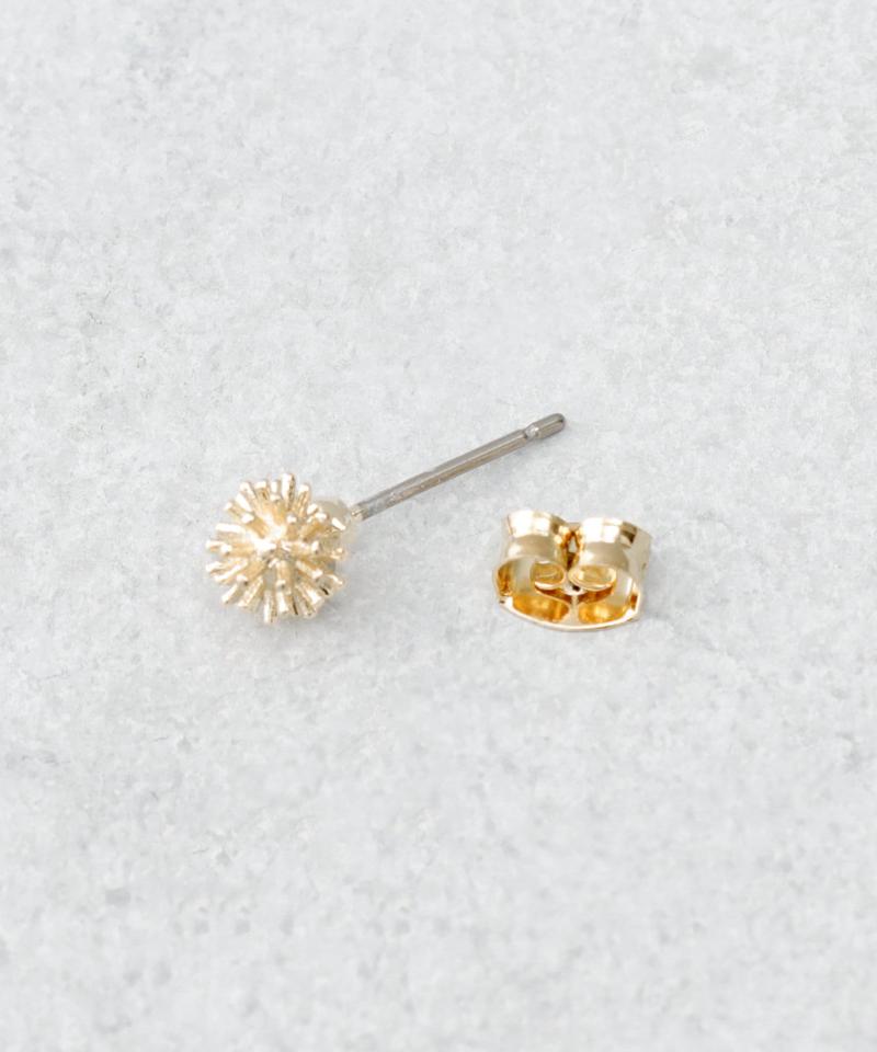フラワーガラスピアス4個セット