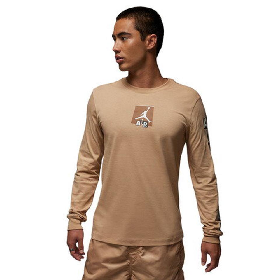 ジョーダン（JORDAN）（メンズ）バスケットボールウェア グラフィック 長袖Tシャツ FD7018-200