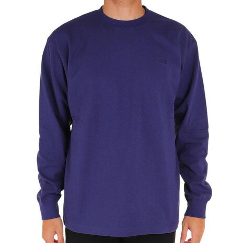 【2/25 24h限定 エントリー＆対象4店舗買い回りで最大P10倍！】ノースフェイス（THE NORTH FACE）（メンズ）長袖Tシャツ ロンT ヌプシコットンティー32345 トップス 無地 UVカット クルーネック
