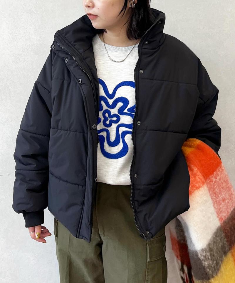 スタンドネック中綿ジャケット