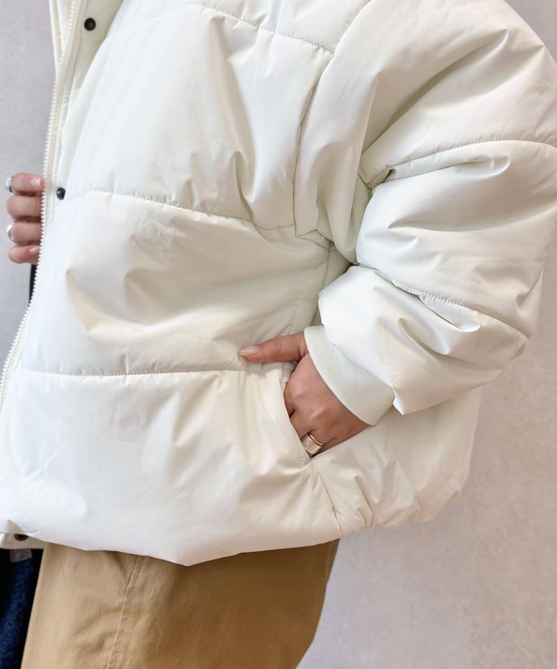 スタンドネック中綿ジャケット