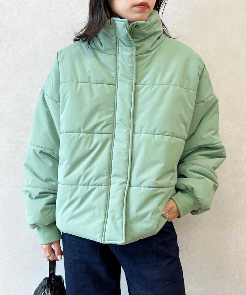 スタンドネック中綿ジャケット