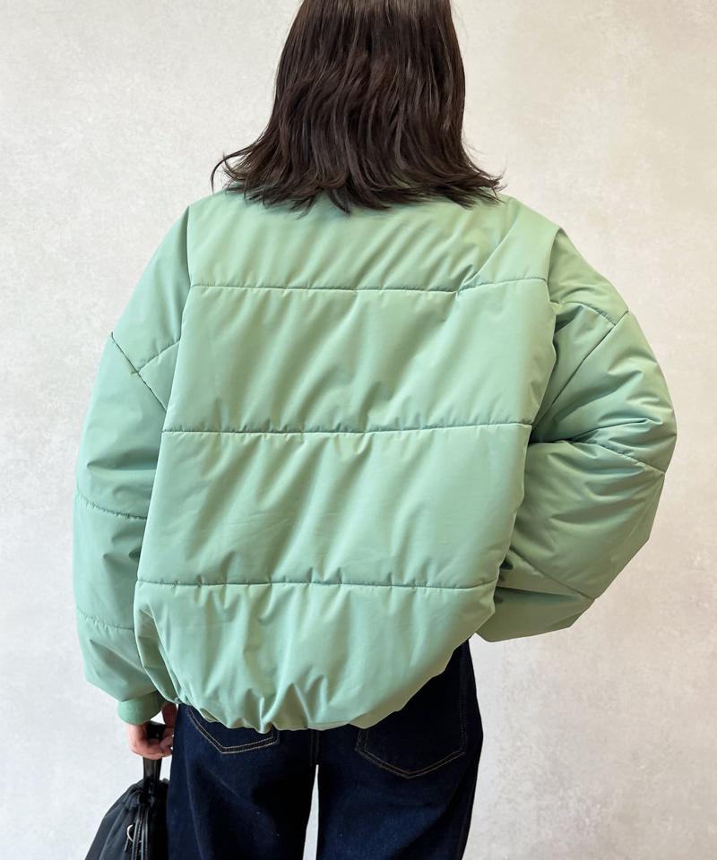 スタンドネック中綿ジャケット