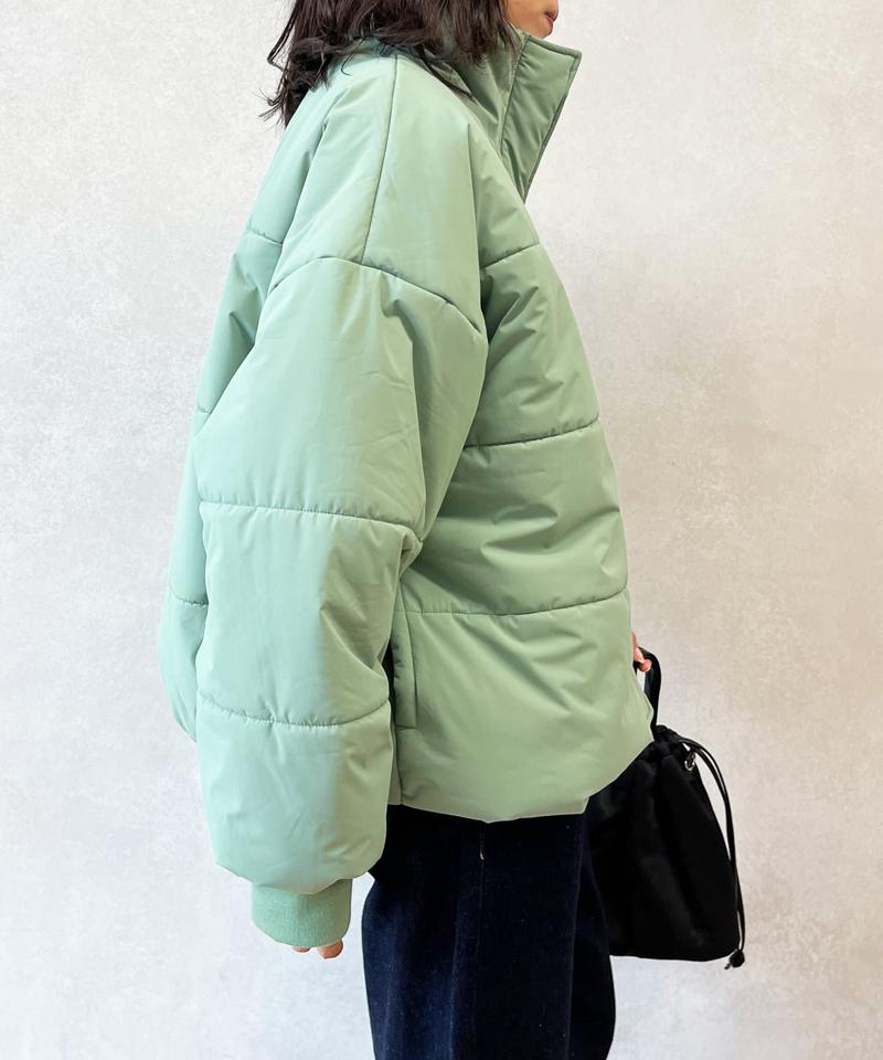 スタンドネック中綿ジャケット