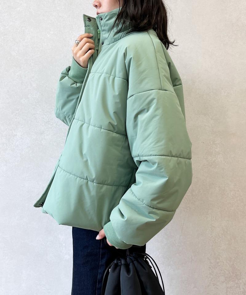 スタンドネック中綿ジャケット