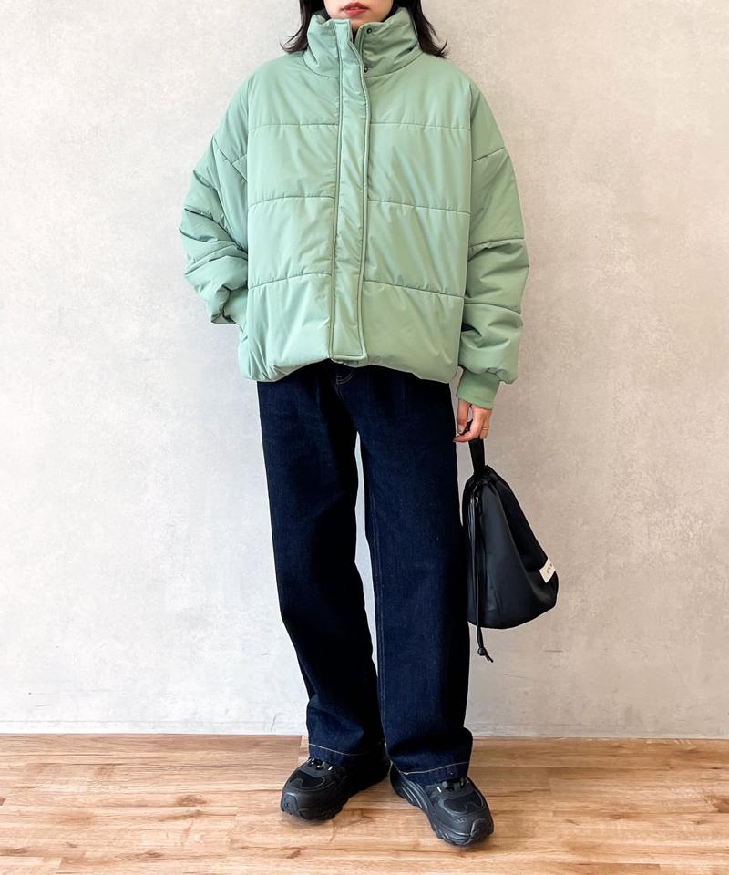 スタンドネック中綿ジャケット