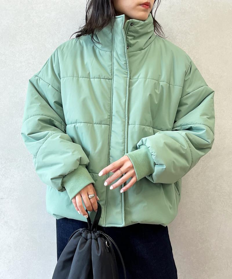 スタンドネック中綿ジャケット