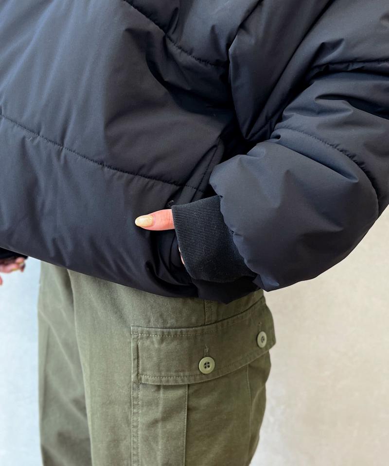 スタンドネック中綿ジャケット