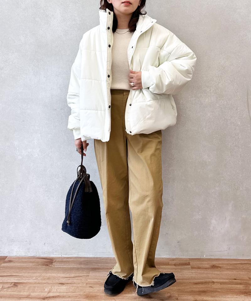 スタンドネック中綿ジャケット