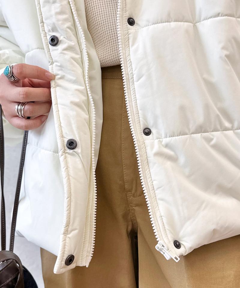 スタンドネック中綿ジャケット