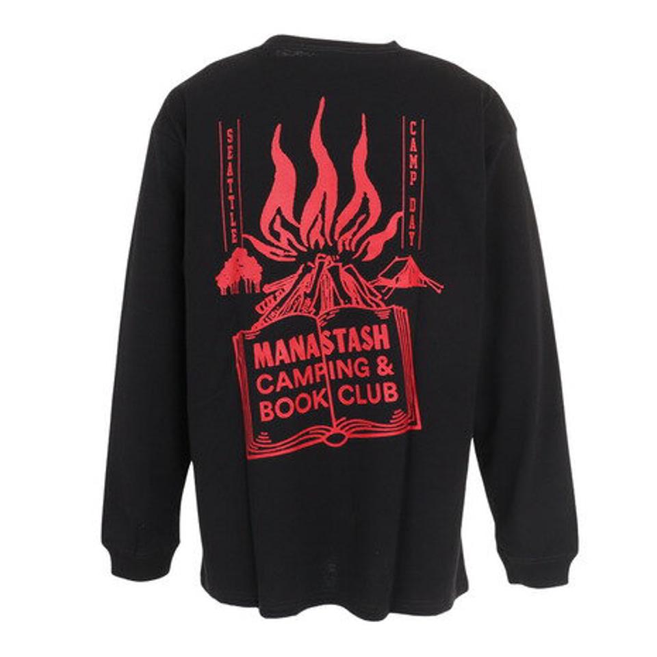 マナスタッシュ（MANASTASH）（メンズ）CiTee 長袖Tシャツ BOOK CLUB 792-3230025